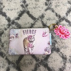 Papaya! Change purse keychain